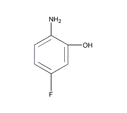 2-氨基-5-氟苯酚结构式