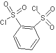 苯-1,2-二磺酰氯结构式