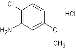 2-氯-5-甲氧基苯胺盐酸盐结构式