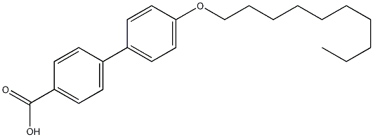 4-癸氧基联苯-4-羧酸结构式
