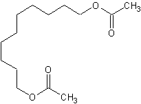 1,10-二乙酰氧基癸结构式