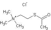 氯化乙酰硫代胆碱结构式