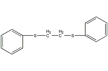 1,2-双(苯硫基)乙烷结构式