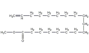 十八碳烯酸甲酯结构式