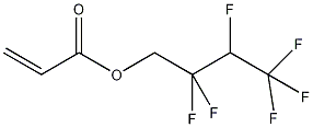 2,2,3,4,4,4-六氟丁基丙烯酸盐结构式