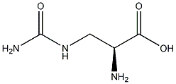 L-脲基丙氨酸结构式