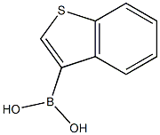 苯并[b]噻吩并-3-基硼酸结构式