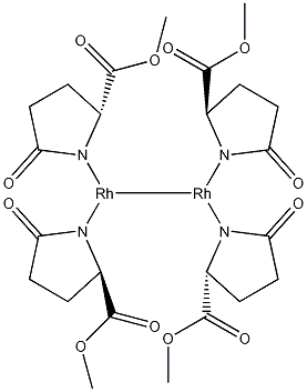 Dirhodium (II) tetrakis(methyl 2-pyrrolidone-5(R)-carboxylate)acetonitrile/2-propanol complex