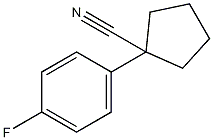 1-(4-氟苯基)环戊烷腈结构式