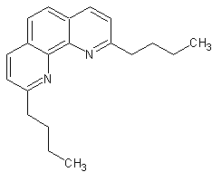 2,9-二正丁基-1,10-菲咯啉结构式