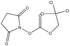 2,2,2-三氯乙基琥珀酰亚胺基碳酸酯结构式