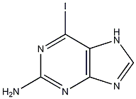 2-氨基-6-碘嘌呤结构式