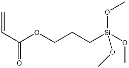 3-(丙烯酰氧基)丙基三甲氧基硅烷结构式