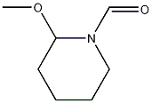 N-甲酸基-2-甲氧基哌啶结构式