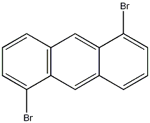 1,5-二溴蒽结构式