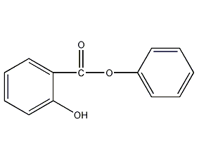 水杨酸苯酯结构式