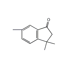 三甲基-2,3-二氢-1-茚酮结构式