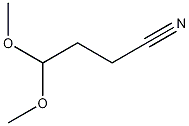 3-氰丙醛二甲基缩醛结构式