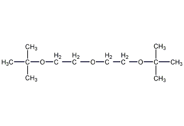 2,2'-[氧代双(乙烷-2,1-二氧基)]双[2-甲基丙烷]结构式