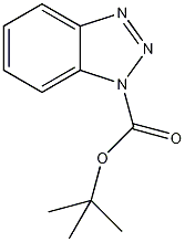 1-叔丁氧羰基苯并三唑结构式