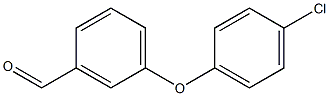 3-(4-氯苯氧基)苯甲醛结构式