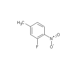 3-氟-4-硝基甲苯结构式
