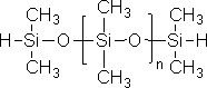 聚(二甲基硅氧烷)末端:氢结构式