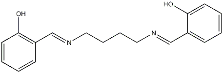 N,N'-双(水杨基)-1,4-丁烷二胺结构式