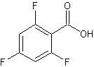 2,4,6-三氟苯甲酸结构式