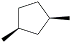 顺-1,3-二甲基环戊烷结构式