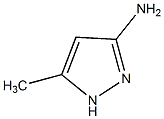3-氨基-5-甲基吡唑结构式