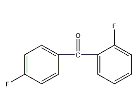 2,4'-二氟苯甲酮结构式