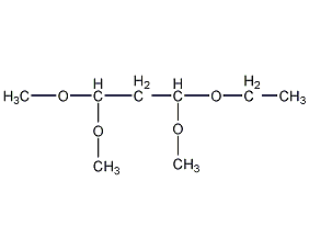 1-乙氧基-1,3,3-三甲氧基丙烷结构式