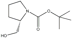 N-叔丁氧甲酰基-L-脯氨醇结构式