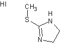 2-甲硫基-2-咪唑啉氢碘酸盐结构式