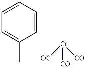 (甲苯)三羰基铬结构式