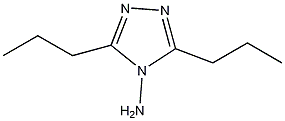 4-氨基-3,5-二丙基-4H-1,2,4-三嗪结构式