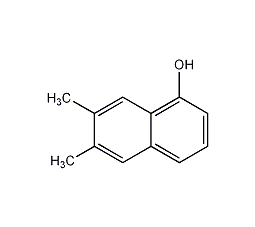 6,7-二甲基-1-萘酚结构式