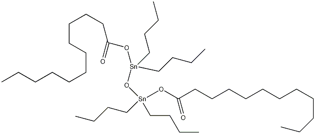 1,3-二月桂酰氧-1,1,3,3-四丁基二锡氧结构式