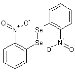 双(2-硝基苯)二硒结构式