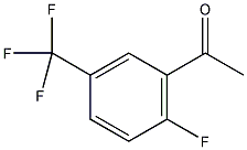 2-氟-5-(三氟甲基)苯乙酮结构式
