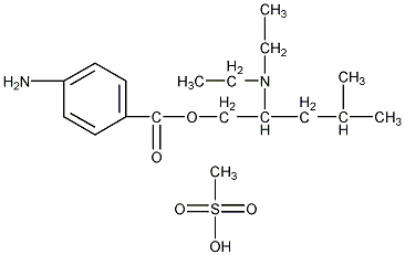 Leucinocaine mesylate