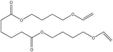 二[4-(乙烯氧基)丁基]己二酸结构式