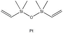 铂(0)-1,3-二乙烯-1,1,3,3-四甲基二硅氧烷结构式
