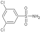3,5-二氯苯磺酰胺结构式