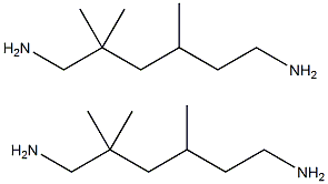 2,2,4(2,4,4)-三甲基-1,6-己二胺结构式