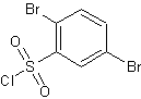 2,5-二溴苯磺酰氯结构式