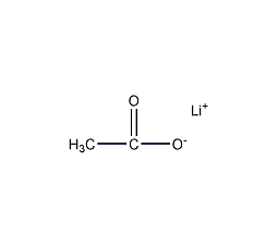 醋酸锂结构式