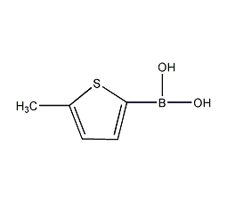 5-甲基噻酚-2-硼酸结构式