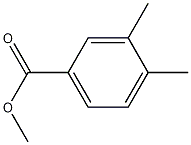 3,4-二甲基苯甲酸甲酯结构式